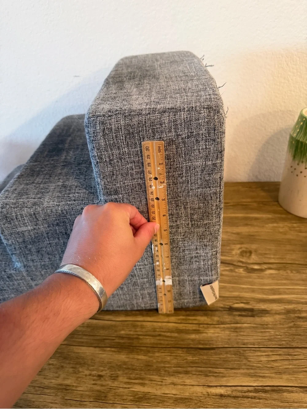 Gray Upholstered Pet Step Stool - Best Pet Supplies